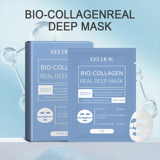 Deep Collagen Mask 4 Sheets Collagen Mask Even skin tone, hydrate and moisturize